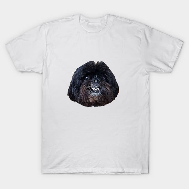 Shih Tzu Cute Puppy Dog T-Shirt by ElegantCat